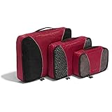 eBags Packing Cubes - 3pc Set (Raspberry)