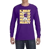 Long Sleeve Minnesota Kyler Murray Text Pic Shirt T-Shirt Adult Medium Purple