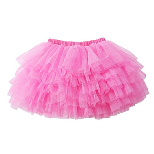Image of Tutu Skirt for Baby Girl Toddler 6 Layered Tulle Skirts 1-8T