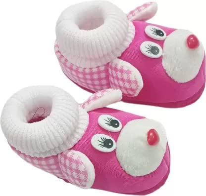 Comfortable Baby Booties Shoes for Baby Girl & Boy-Pink-image-5