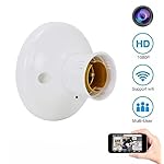 Spy-Bulbe-Holder-CameraSpyCamera-WifiSpyCamera-HiddenSpyCamera-Security-Indoor-and-Outdoor-WiFi-1080p-Bulb-Holder-Camera-Mini-Security-Camera-with-Video-Recording-Watch-Live-24-HoursV380-PRO-APP