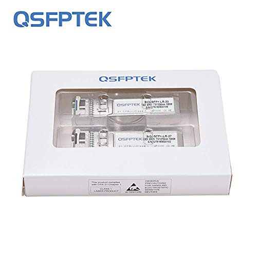 Conexión monomodo eficiente a 10KM usando par de 10G SFP+ Bidi con DDM 7
