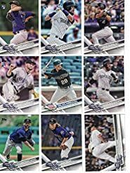 2012, 2013, 2014, 2015, 2016, 2017, 2018 Topps Baseball Card Team Sets (Complete Series 1 & 2 From All 7 Years) 150+ cards Colorado Rockies inc Nolan Arenado, Charlie Blackmon in 7 acrylic cases