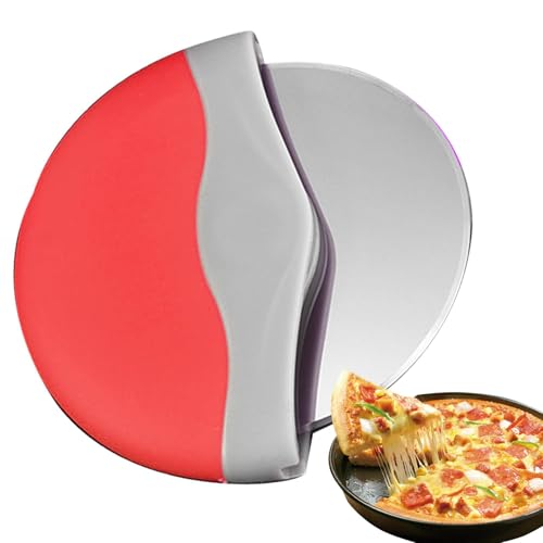 Rotella per pizza a portata di mano, rotella per tagliapizza - Gadget per affettare torte da cucina in acciaio inossidabile con custodia protettiva | da forno, utensili, tagliapasta per