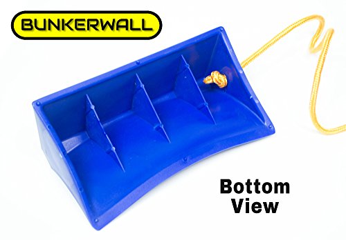 BUNKERWALL Durable Aircraft Style Wheel Chock Blocks on Rope BW2302 - Thumbnail 2