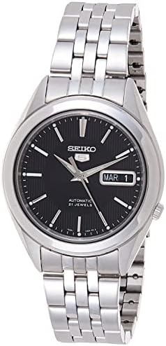 SEIKO Automatic Watch for Men 5-7S Collection - with Day/Date Calendar, Luminous Hands, Stainless Steel Case & Bracelet