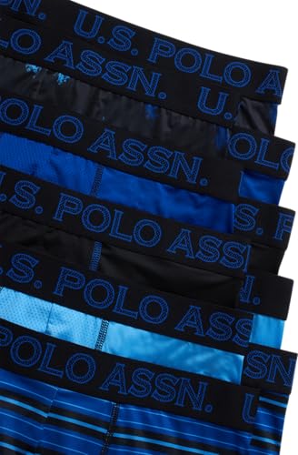 U.S. Polo Assn. Mens Boxer Briefs - 10 Pack Moisture Wicking Performance Mens Underwear Boxers with Contour Pouch (S-XL)3