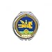 Mongolia National Emblem Country Symbol Hand Compact Mirror Round Portable Pocket Glass