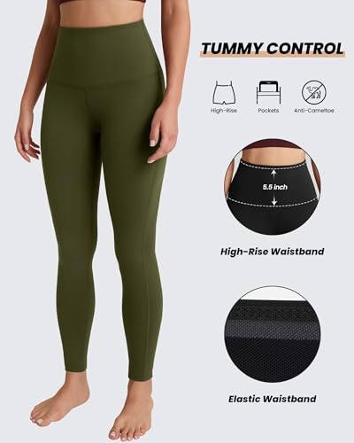 Mallas de yoga de cintura alta QUEENIEKE: mallas para correr y entrenar cómodas para mujer 4