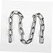 WOFASHPURET Stainless Steel Pet Leash Chain Industrial Bearing Chain for Dogs Heavy Duty Metal Link Versatile Use Pet Care and Weight Bearing