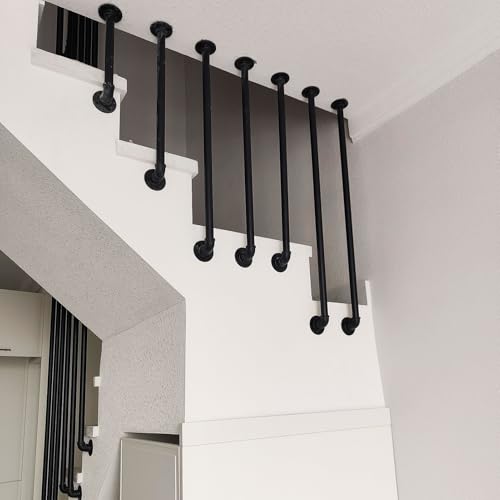 Barreaux d'escalier en métal : sécurisez vos paliers vides avec nos balustres de 105 cm