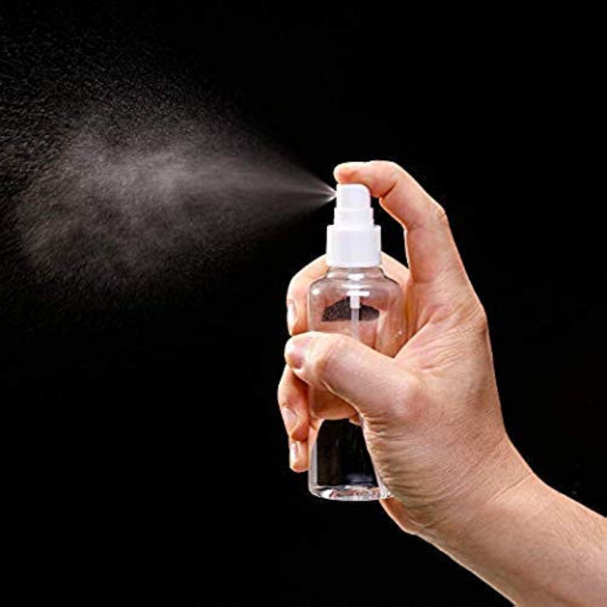 60ml Empty Transparent Plastic Fine Mist Spray Bottle