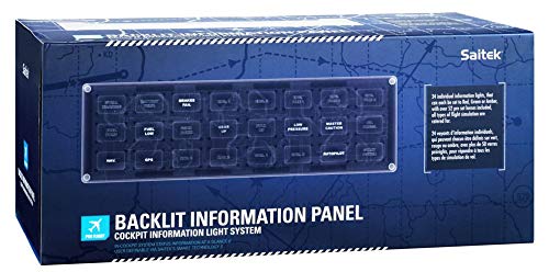 SAITEK BACKLIT INFORMATION PANEL PC