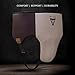 Mytra Fusion Groin Guard Boxing Groin Guard for MMA, Muay Thai, Kickboxing and Martial Arts Abdominal Protector for Training, Sparring, Grappling, Taekwondo and Fighting (Brown/Beige, L/XL)