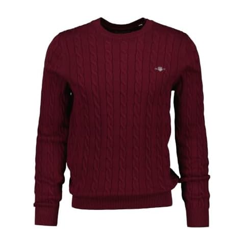 GANT Men's Cable Knit Pullover Sweater Cover