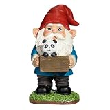 GIOMLE Panda Gnome Garden Statue
