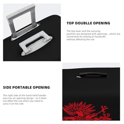 Polish Flag Poland Polska Eagle Luggage Cover For Travel Suitcase Protector Fits 18-32 Inch Case Large4