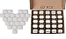 GasSaf Gas Grill Ceramic briquettes Replacement for 06000Y, NEXGRILL, Select Turbo Gas Grill Models (50 Count)