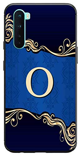 Image of Amazon Brand - Solimo Designer Blue Pattern Alphabet-O Printed Soft & Flexible Hybrid Back Case Mobile Cover for OnePlus Nord