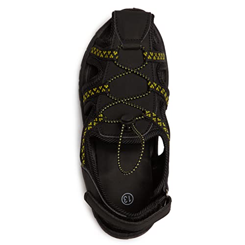 Skysole Boys Water Shoes, Rugged Closed Toe Back Strap Amphibian Sandals for Beach, Hiking & Outdoor Sports - Patterned/Solid3