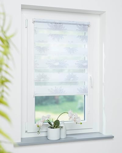 DECOLIA by Garesa Duo Rollo - Doppelrollo Klemmfix ohne Bohren 100 x 150...