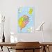 Sao Tome And Principe Map Posters World Map poster Picture Print Wall Art Painting Canvas Artworks Room Aesthetic 20x30inch(50x75cm)