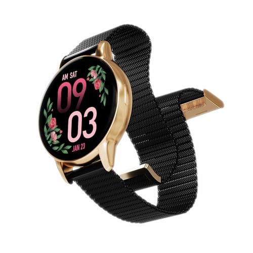 Vibez by Lifelong Luxury Smart Watch for Women | Smartwatch with Metal Strap, 1.39 Inch HD Display, IP67, Bluetooth Calling, 100+ Watch Faces, Health Tracker & Sports Modes (B0DH4Y9G39) Amazon Price History, Amazon Price Tracker