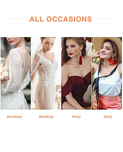 Altheanray Sticky Bra Adhesive Silicone Push Up Bra Invisible Lifting Backless Strapless Bra For Women(Wx001-L) Nude #TOP7