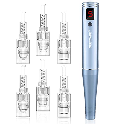 Painless Microneedling Ultima Derma Pen Kit Screw Cartridges Dermapen Microneedle Disposable Replacement (V3 dermapen)