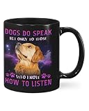 167 Tasse À Café En Céramique Tasse À Thé Cadeaux Amusants Les Golden Retriever Parlent Mais Seulement À Ceux Qui Savent Écouter