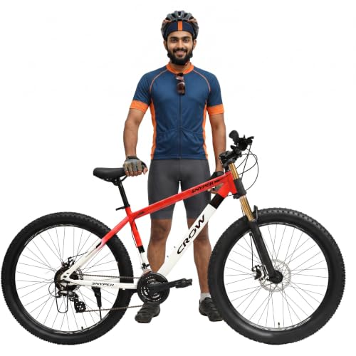 Image of CROW-SNYPER PRO 24 Speed Gear Cycle for Men| 29 T|Cycle for Boys|Mountain Cycles for Men| Down Hill Suspension Fork|Jak Dual disc Brakes | 24 Geared MTB |Tyre 24 Speed Gear Cycles for Boys 12+ Years