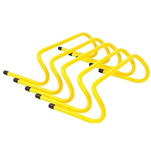 Trademark Innovations Speed Training Hurdles – Pack of 4