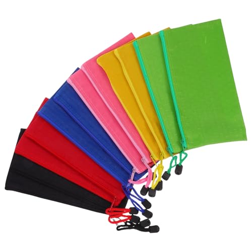 ULTECHNOVO Estuche para Lápices de Tela Oxford Cremallera Diseño Fútbol Tamaño A6 23X115 CM Pack 12 Unidades Organizador Escolar y Bolsa Multiusos para Viaje y Maquillaje