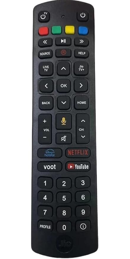 Compatible Remote Control for Jiofiber with Voice (B0D17YVS91) Amazon Price History, Amazon Price Tracker