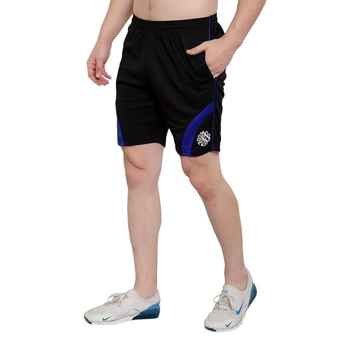 Image of DIA A DIA Men's Polycotton Running Sports Gym Shorts Pack of 2