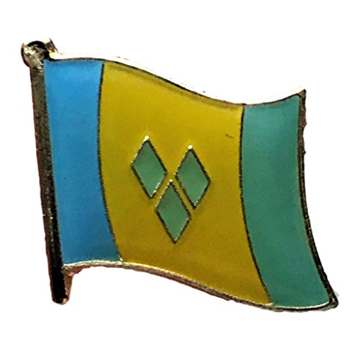 Backwoods Barnaby Saint Vincent Flag Lapel Pin