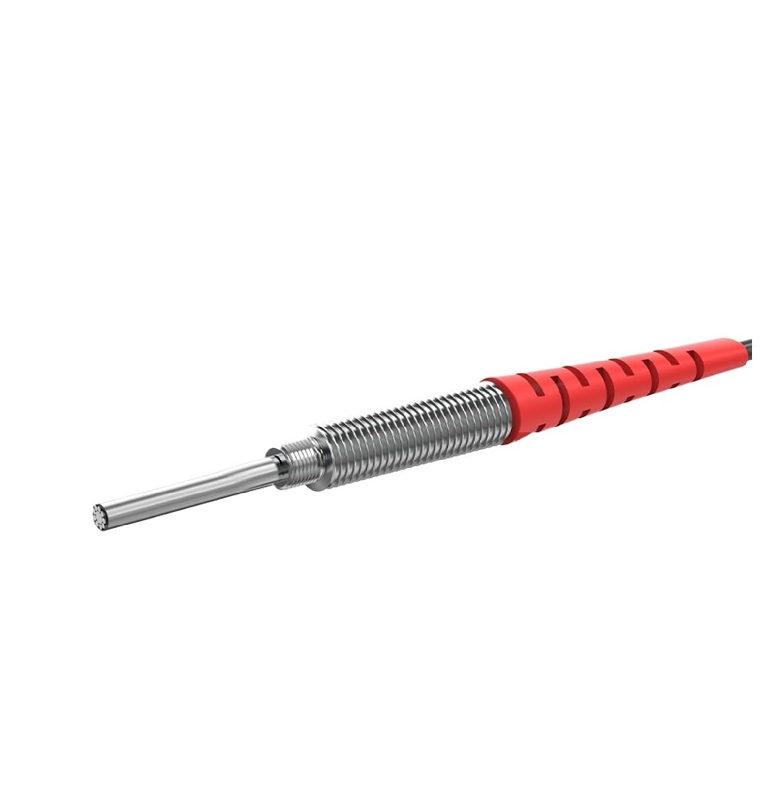 Capteur M4 coaxial réflexion diffuse 15mm avec aiguille longue pour guidage optique