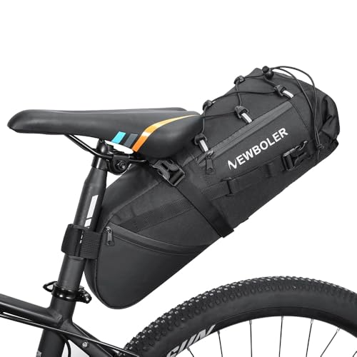 Sacoche selle velo étanche 10L : évitez le sac à dos mouillé en VTT