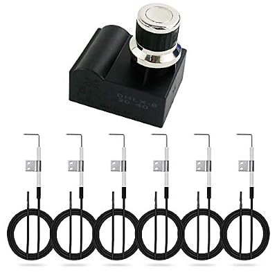 Uniflasy DHL-128-6Q Universal 6 Outlets Tact Push Button Grill Ignitor Kit for Home Depot Nexgril 720-0830H, 720-0830D,720-0888,720-0888N and Most Nexgrill Grill Models