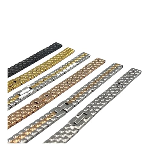Bracelet montre acier 12mm adaptable toutes marques maille céramique