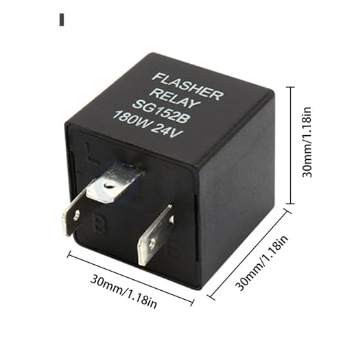 Relé de dirección de 24V con conector para reparar intermitentes rápidos 3