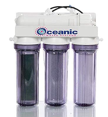 Aquarium Reverse Osmosis RODI Water Filter System - 0 TDS Ultra Pure 4 Stage 50 GPD Filtration | Made in USA