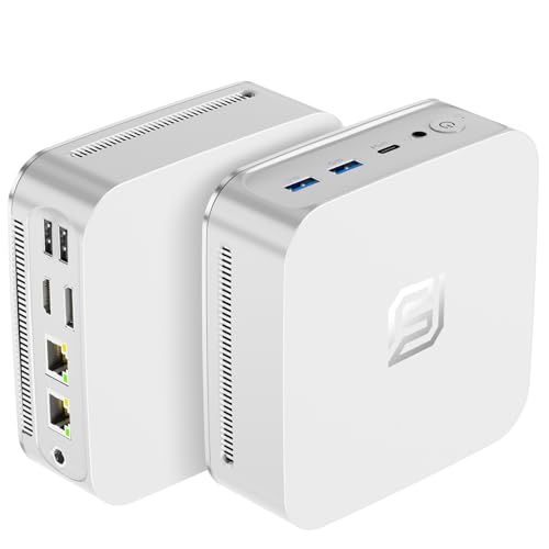 NAIKLULU Mini PC Computer Procesador N95 (1,0 a 3,4 GHz), 16GB RAM 512GB SSD Mini Ordenador PC Sobremesa 2026, Micro Desktop Soporta Pantallas 4K, Win 11 Pro/Tipo-C/USB 3.2/HDMI/RJ45(Gigabit Ethernet)
