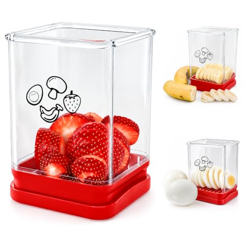Creative Strawberry Slicer, Stainless Steel...