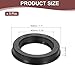 PATIKIL Oil Seal 20 x 28 x 5mm, 5 Pcs Lip Seals Nitrile Rubber Cover Radial Shaft Washer Gasket for Cylinder Automotive Car Engine Drain Plug, Black