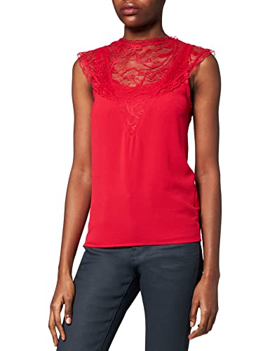 T-shirt femme Naf Naf Ojoan : haut col rond en coton doux et confortable