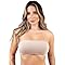 Tops Faixa de Algodão Cropped Sem Bojo Conforto Sutiã Tomara que Caia (BR, Alfa, M, Regular, Bege)
