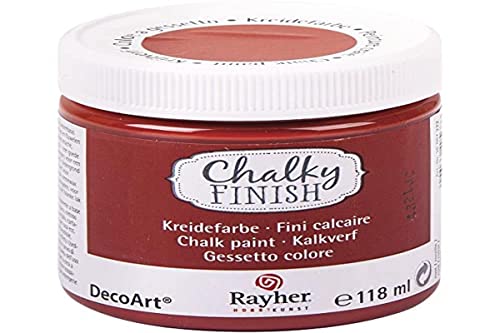 Rayher Pintura a la tiza Chalky Finish, óxido, 118 ml, vintage, shabby chic, 38867222