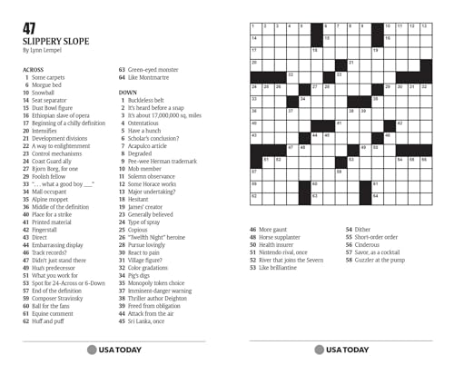 Image of USA TODAY Crossword: 200 Puzzles from The Nation's No. 1 Newspaper (USA Today Puzzles) (Volume 2)