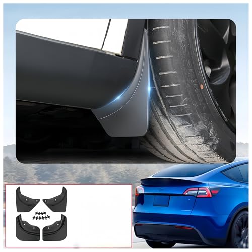 Guardabarros de TPE suave de alta resistencia para Tesla Model 3 actual 3